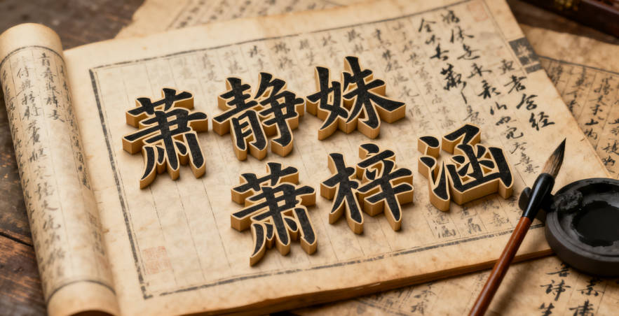 姓蕭女孩名字大全