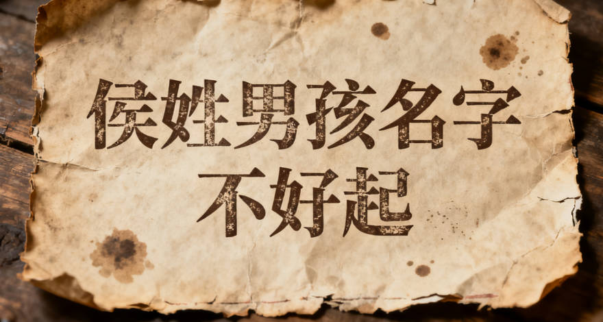 寓意學(xué)業(yè)有成的侯姓男寶寶名字