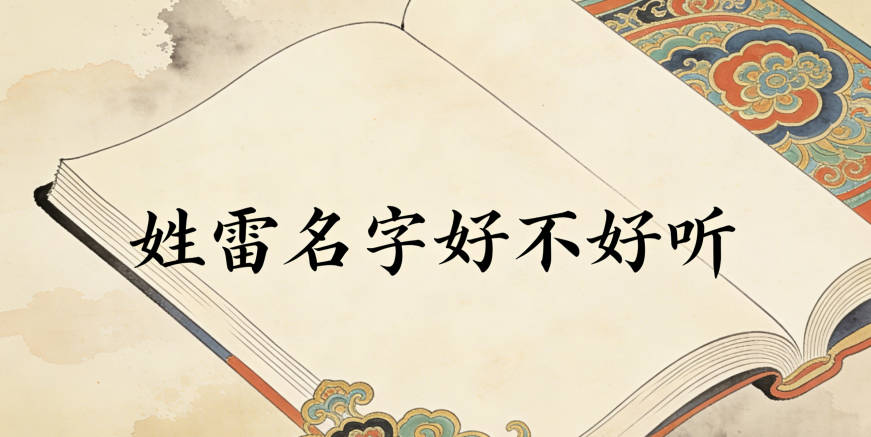 有寓意的雷姓女寶寶名字大全