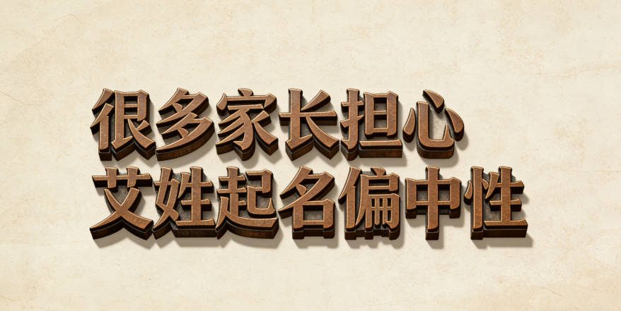 艾姓簡(jiǎn)單順口的男孩名字