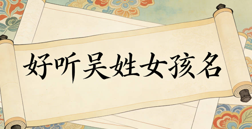 吳姓女孩起名大全