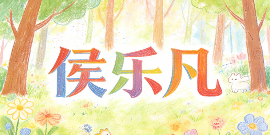 侯樂凡，樂是去聲，凡是陰平，聲調(diào)有變化，讀起來順口多了