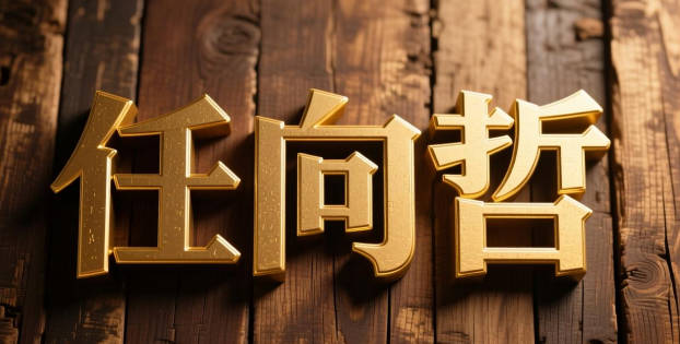 任向哲，讀起來就很順口