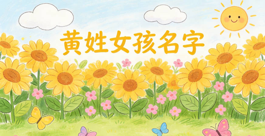 黃姓女孩名字大全