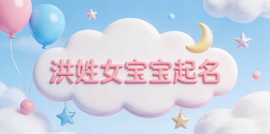 洪姓女寶寶起名獨(dú)特又好聽