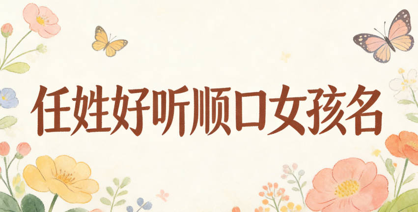 任姓好聽順口的女孩名字