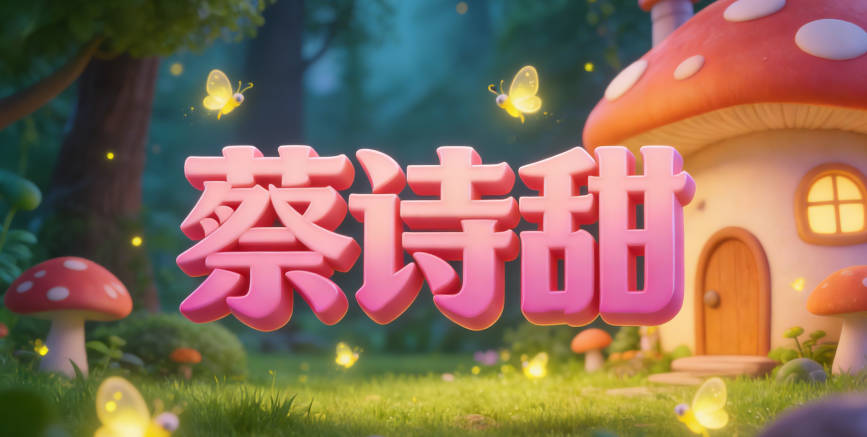 蔡詩甜，簡單好聽