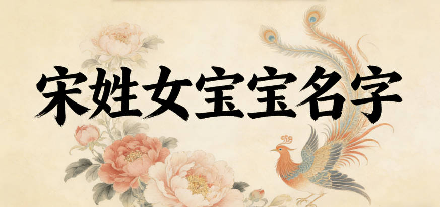 好聽又好記的宋姓女寶寶名字