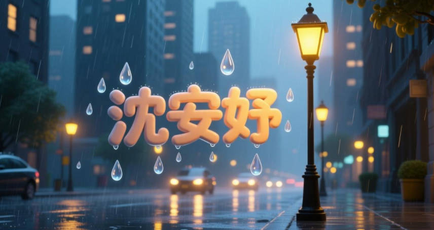 沈安妤，安代表安定，妤代表聰慧