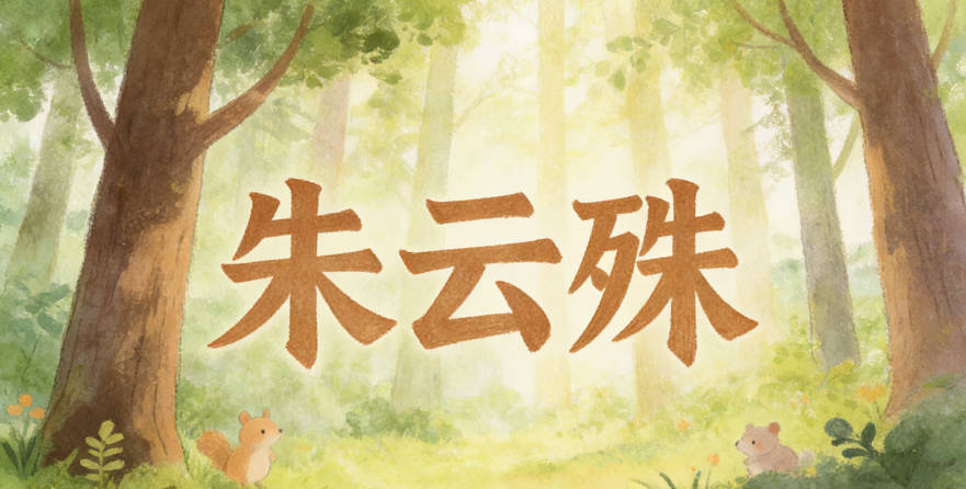 朱云殊，云代表云端科技，殊代表獨特