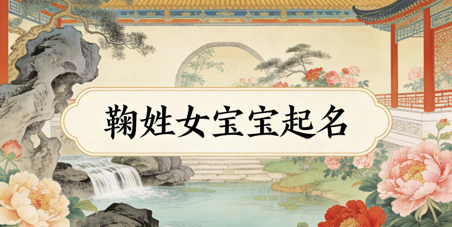 鞠姓女寶寶起名寓意好的名字推薦