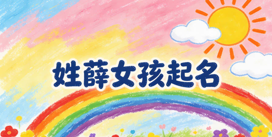 姓薛的女孩名字大全