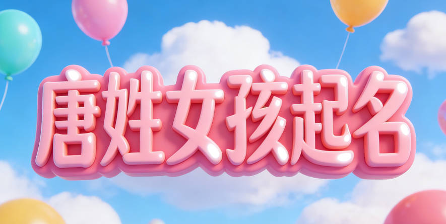 唐姓女孩起名大全