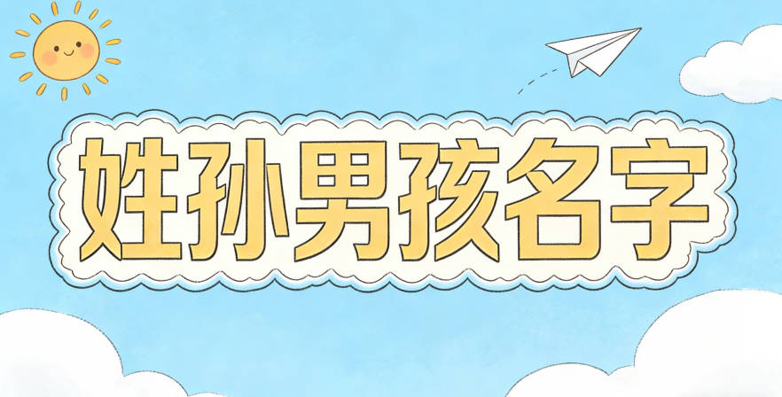 姓孫的男孩名字