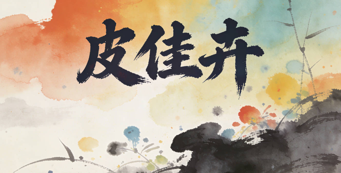 皮佳卉，佳是美好，卉是生機(jī)