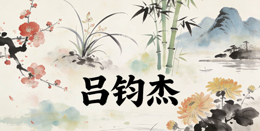 呂鈞杰，鈞代表公正公平，杰代表杰出才智