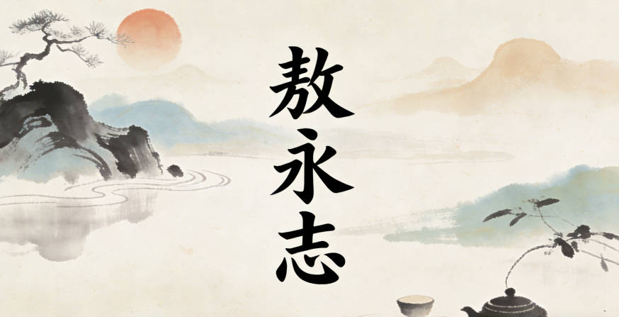 敖永志，永代表持久，志代表志向