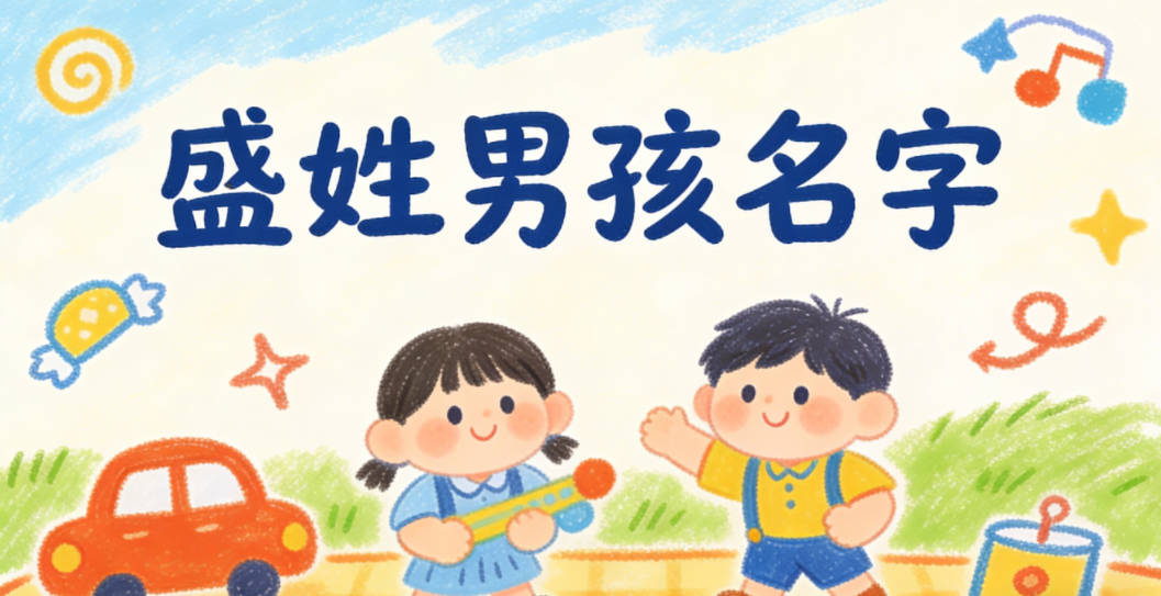 陽光大氣的盛姓男孩名字