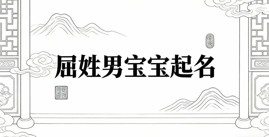 屈姓男寶寶起名順口又好聽