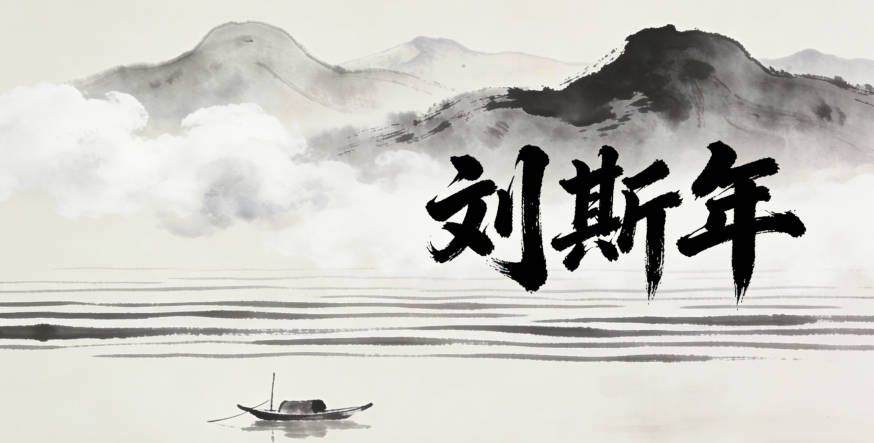 劉斯年，斯是文雅，年是歲月沉淀