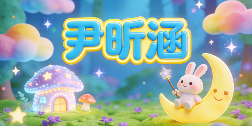 尹昕涵，昕是黎明，象征新的開始，涵是包容，代表求知