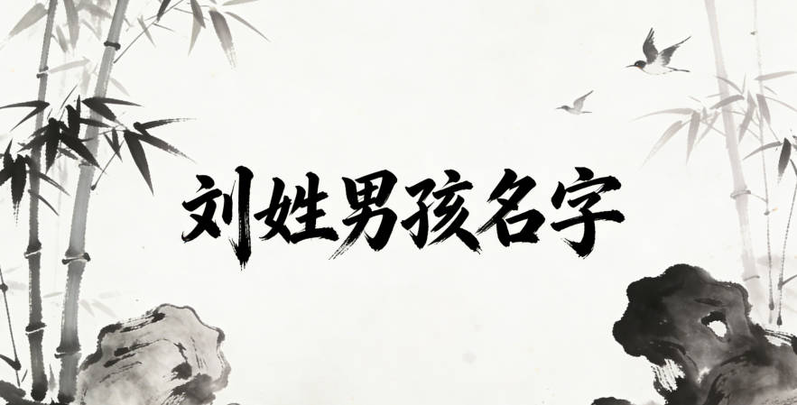 大氣的劉姓男孩名字