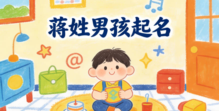 蔣姓男孩起名