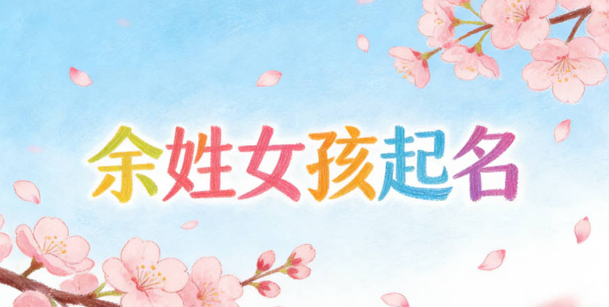 余姓女孩起名大全