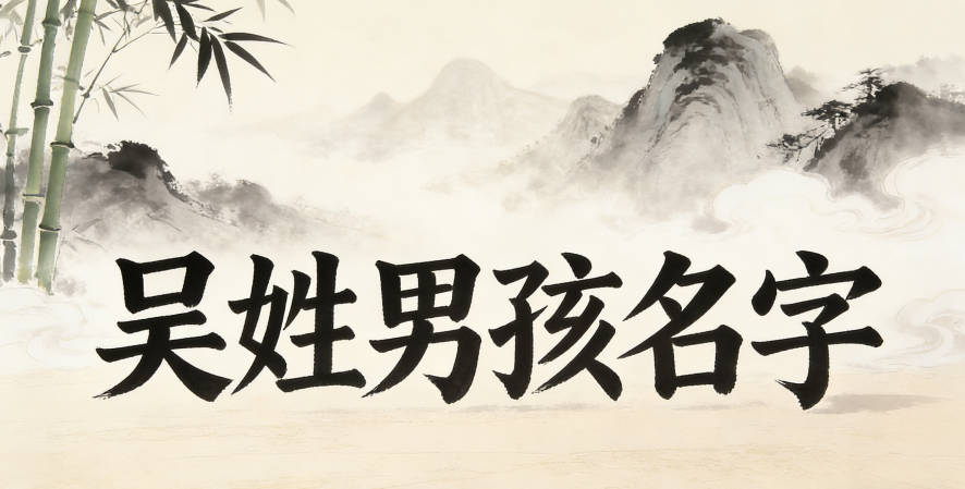 大氣的吳姓男孩名字