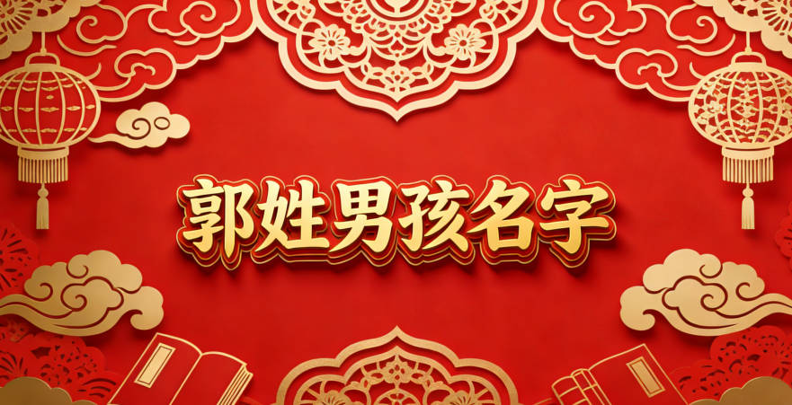 陽光大氣的郭姓男孩名字