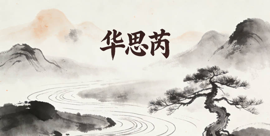 華思芮，思是字輩，代表家族傳承，芮是草初生的樣子，寓意生命力旺盛