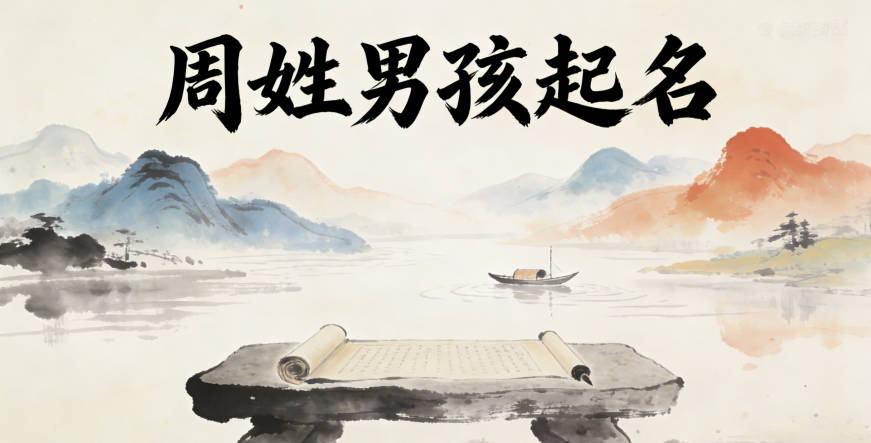 陽光大氣的周姓男寶名字