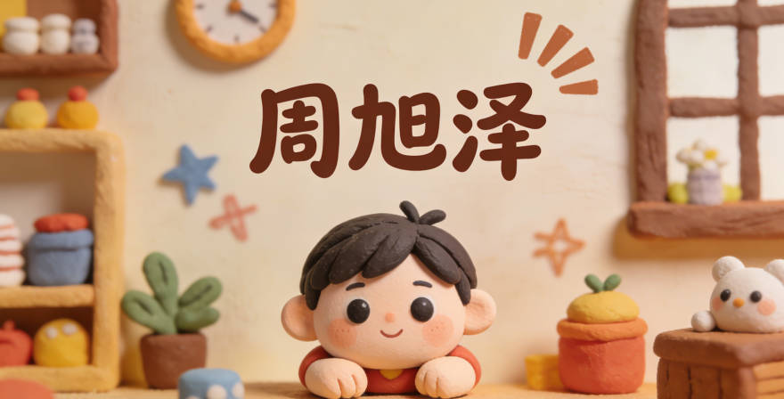 周旭澤，旭是初升太陽，澤是潤澤萬物