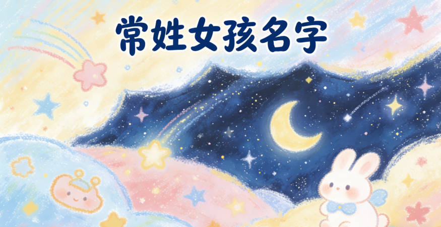 常姓女孩名字推薦