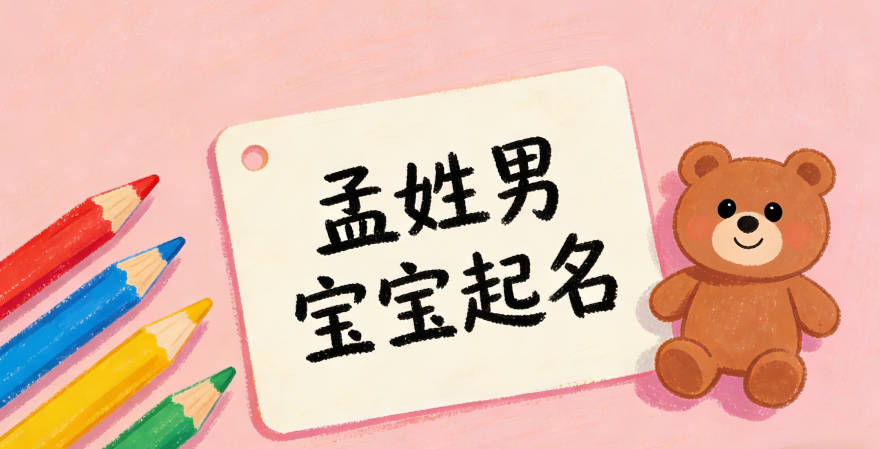 孟姓男寶寶起名順口又大氣