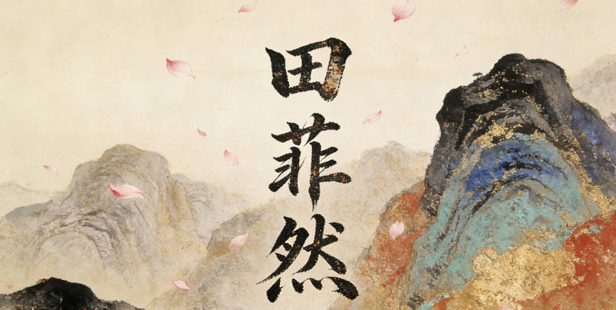 田菲然，菲是花草美麗，然是行事果決，既有自然感又柔美