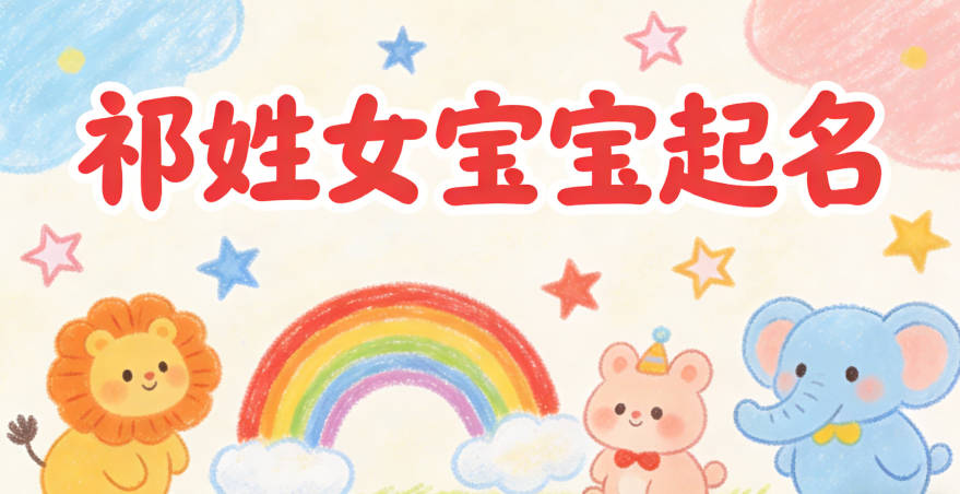 祁姓女寶寶起名順口又好聽