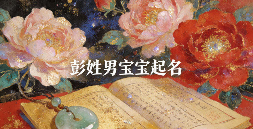 彭姓男寶寶起名順口響亮