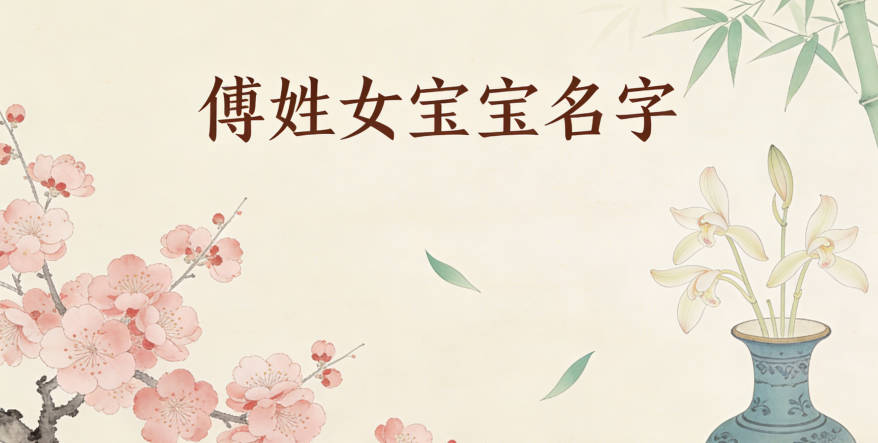 有詩(shī)意的傅姓女寶寶名字