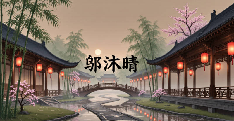 鄔沫晴，沫代表純凈，晴代表開朗