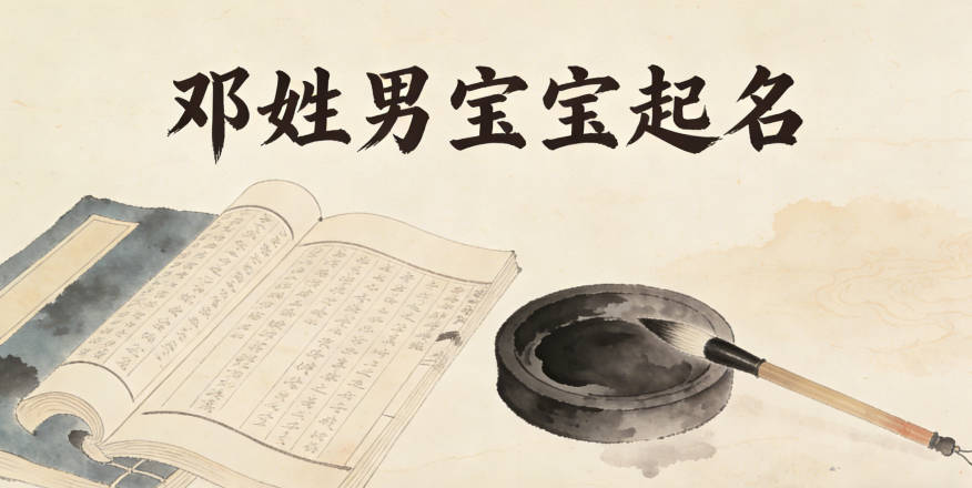 鄧姓男寶寶起名寓意聰明才智