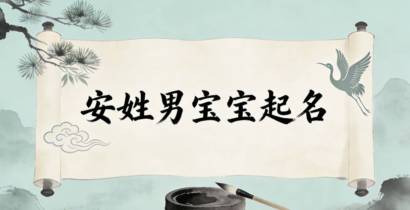 安姓男寶寶起名順口響亮