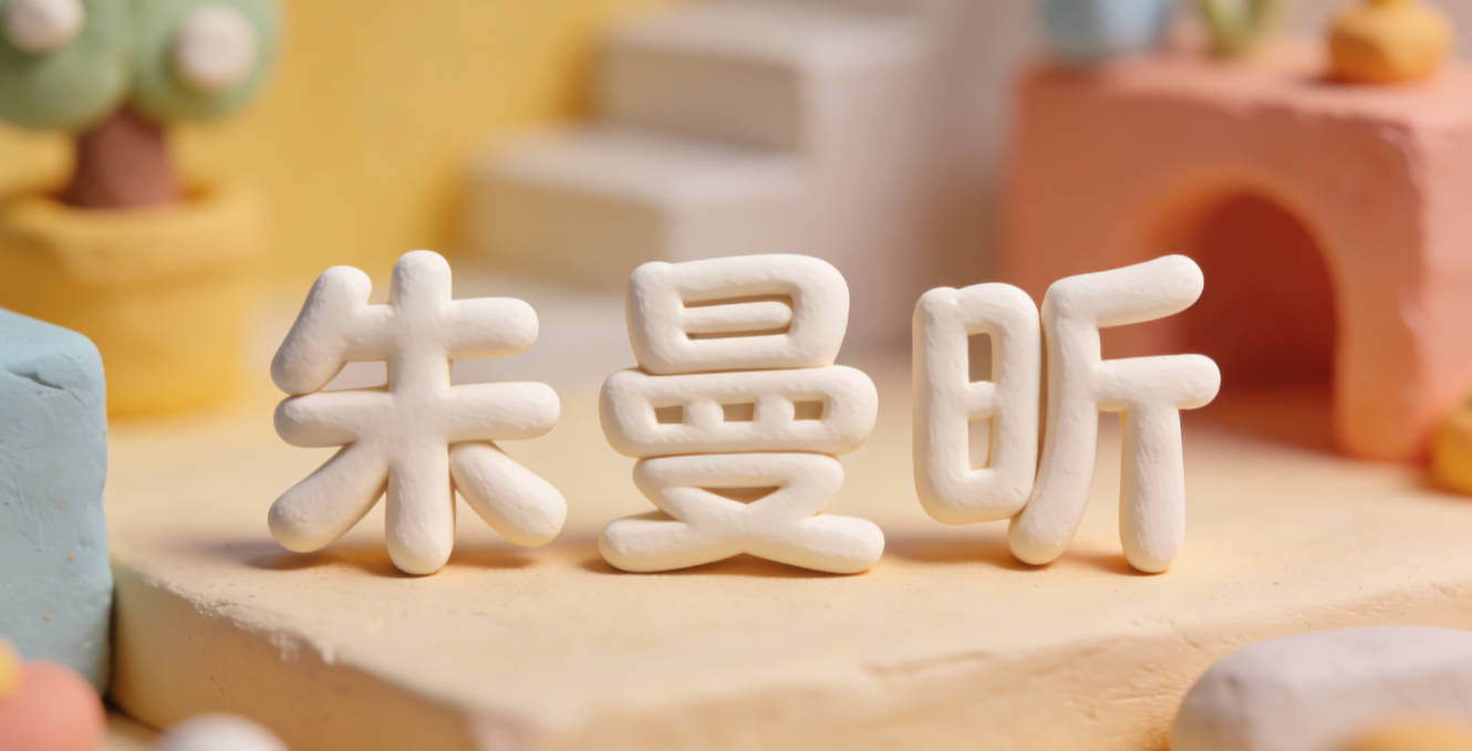 朱曼昕，曼有柔美之意，昕指黎明