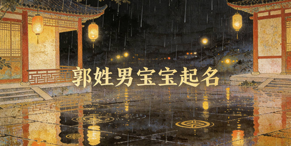 郭姓男寶寶起名順口又大氣