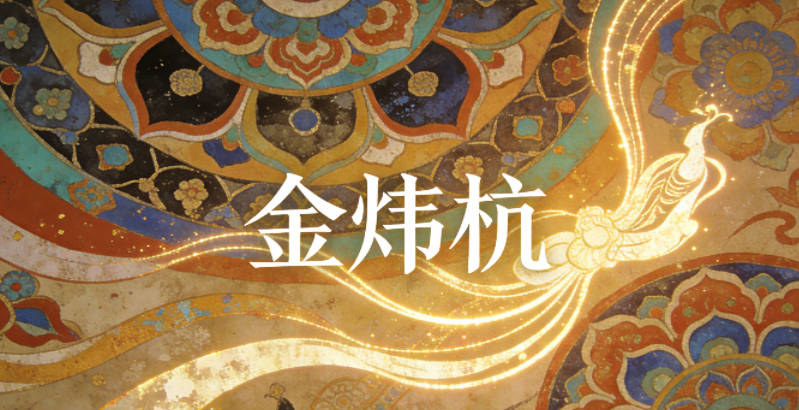 金煒杭，煒是光彩，杭是通達(dá)