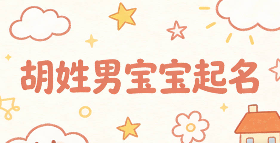 胡姓男寶寶起名經(jīng)典大氣