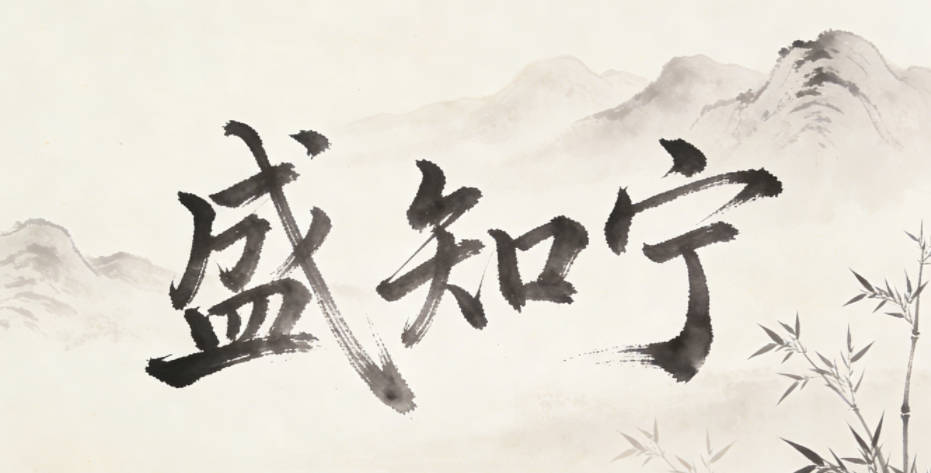 盛知寧，蘊(yùn)含了知行合一，內(nèi)心安寧的美好寓意