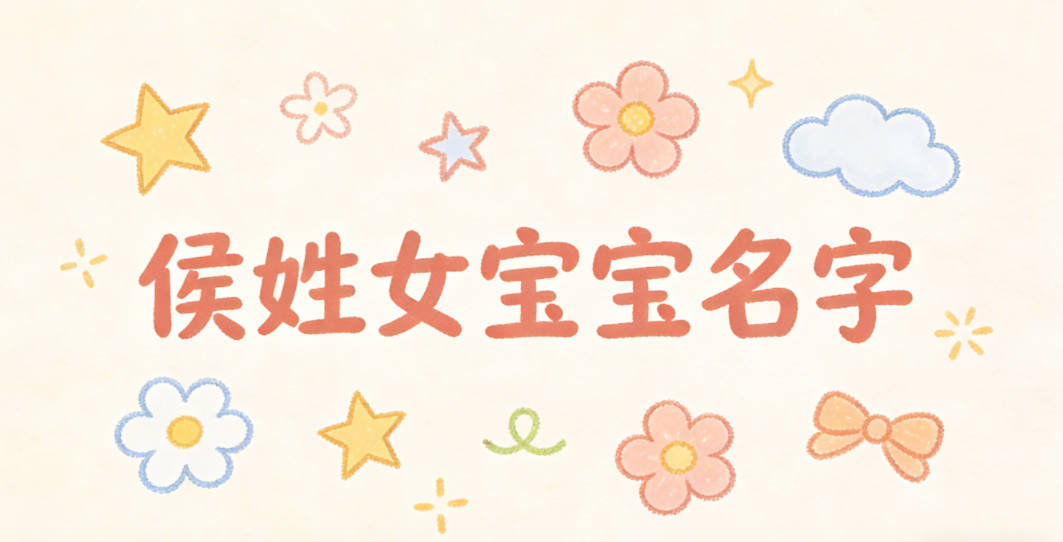 有詩意的侯姓女寶寶名字