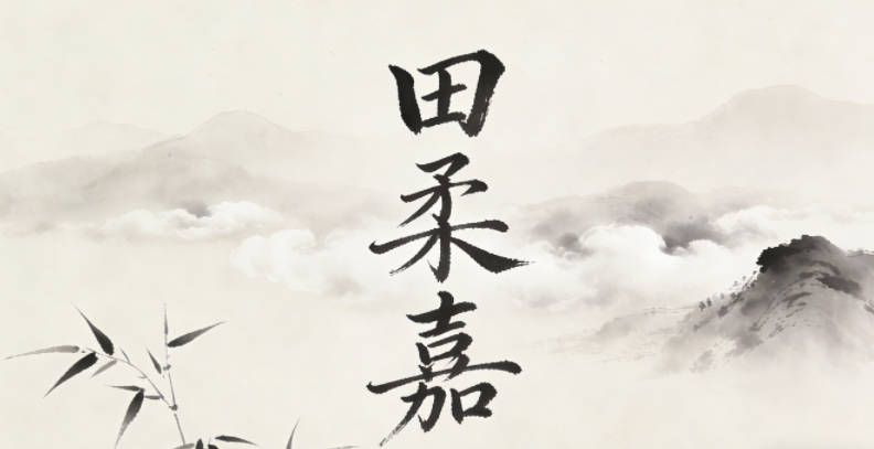 田柔嘉，柔有溫柔之意，嘉取美好親和