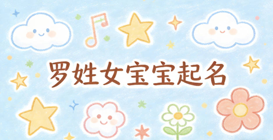 羅姓女寶寶起名順口又好聽(tīng)